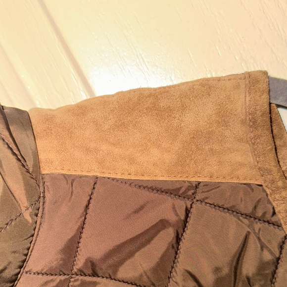 Ralph Lauren Brown Quilted Sleeveless Jacket - Picture 6 of 16